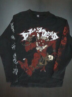Drop Dead “Mosh The Pain Away” Shirt Long Sleeve Sz S Unisex - GREAT CONDITION